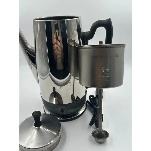 VTG Mid Century General Electric 10 Cups Capacity Automatic Percolator. - Picture 3 of 5